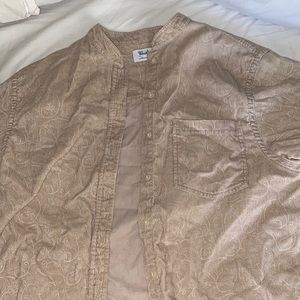 Corduroy button up